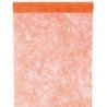 Chemin de table fanon, orange, 30 cm x 5 mètres