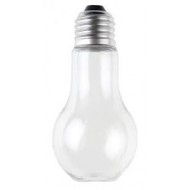 4 PVC- und Alu-Lampen. D.5x11cm