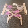 Porte linges en bois,  30x29x20cm