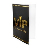 10 carte VIP nere 11x17 cm