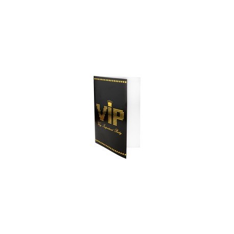 Carte VIP noir , sachet de 10 pièces