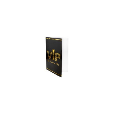 Carte VIP noir , sachet de 10 pièces