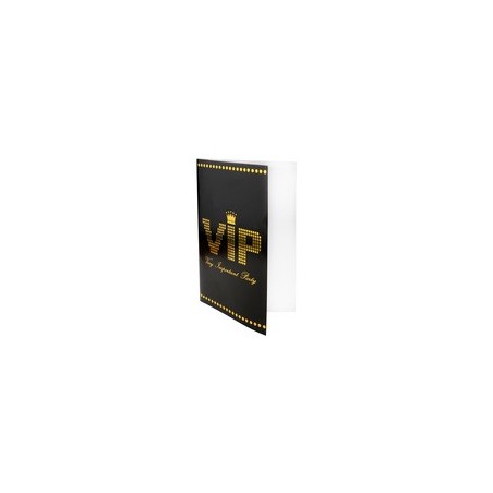 10 carte VIP nere 11x17 cm