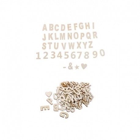 120 lettres et chiffres adhesifs, 3x2cm