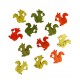 12 Ecureuils bois couleurs assorties 4 x4cm