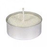Set di 6 lumini, ø 3,5 cm, glitter bianco