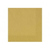 20 Tovaglioli 33x33 3 strati oro