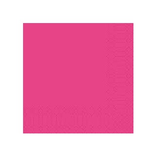 20 Handtücher 33x33 3 Schichten fuchsia