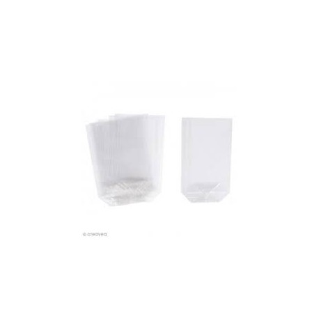 10 sacchetti per alimenti 8,5x14,5 cm.