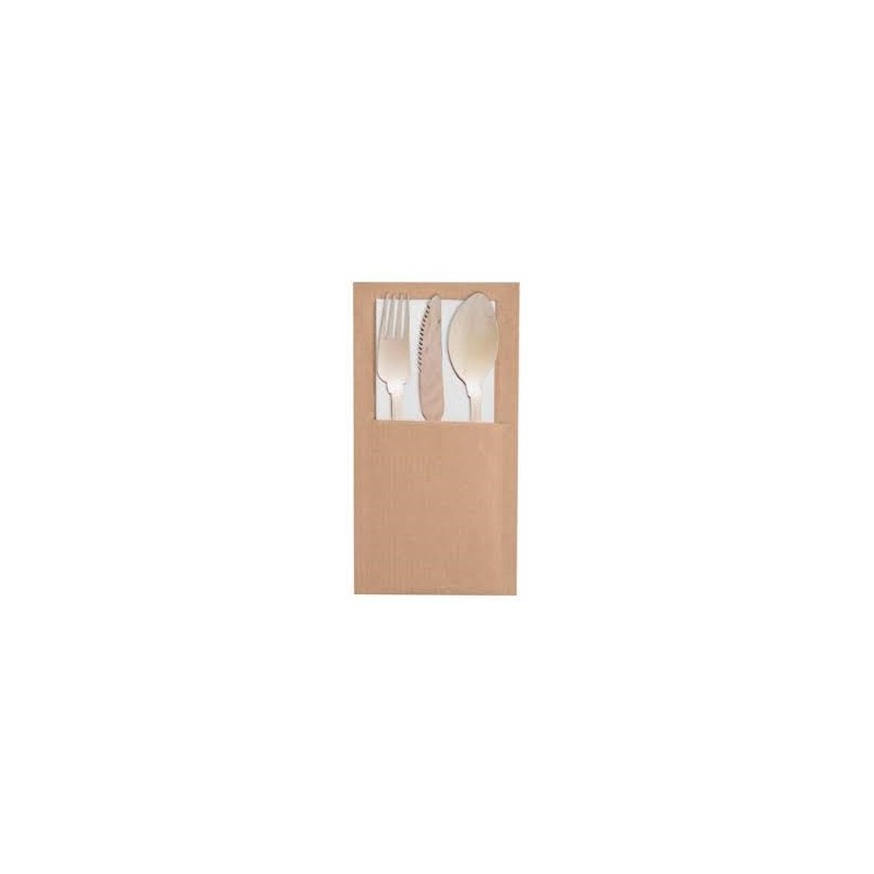 Portaposate 8 kraft 9,5x19 cm.