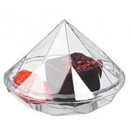 Verrine diamant transparent, 13 x 70 mm, 20 ml