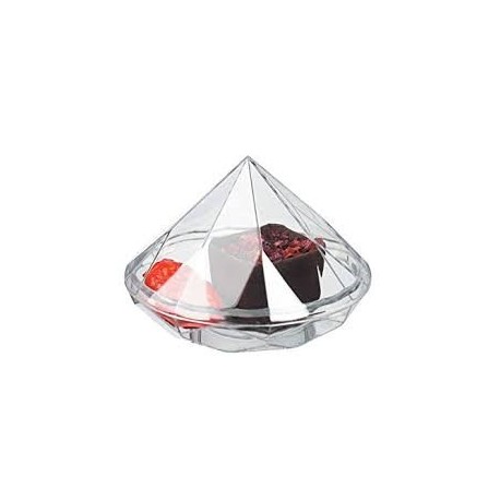 Verrine diamant transparent, 13 x 70 mm, 20 ml