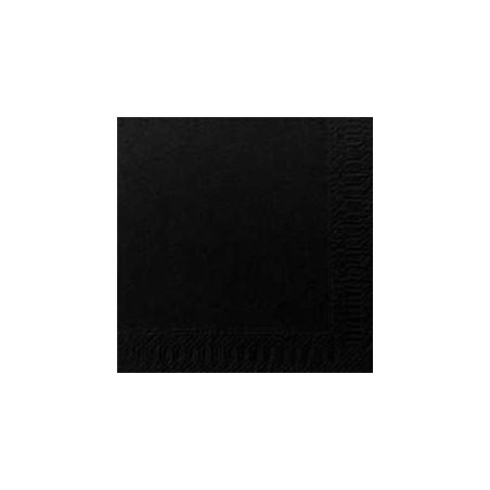 250 Cocktail-Servietten 24x24 schwarz