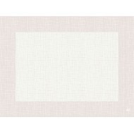 10 sets de table, Linnea uni, 30 x 40 cm, blanc
