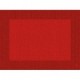 10 sets de table, Linnea uni, 30 x 40 cm, rouge