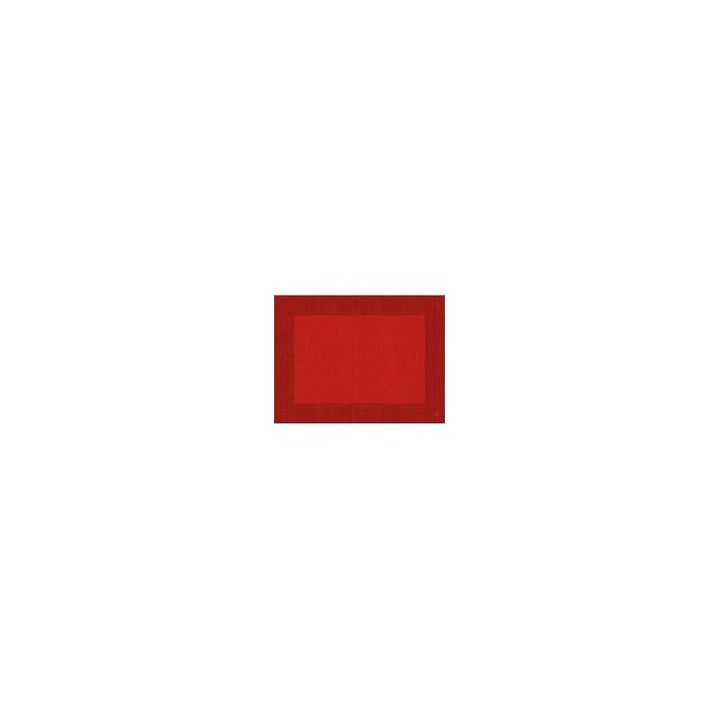 10 Tovagliette Linnea, 30 x 40 cm, rosse