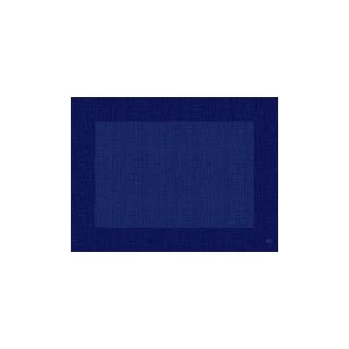 10 sets de table, Linnea uni, 30 x 40 cm, darkblue