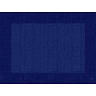 10 sets de table, Linnea uni, 30 x 40 cm, Dunkelblau