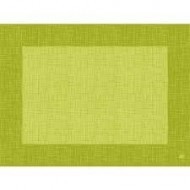 10 sets de table, Linnea uni, 30 x 40 cm, kiwi