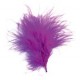 Sachet de 20 plumes framboise