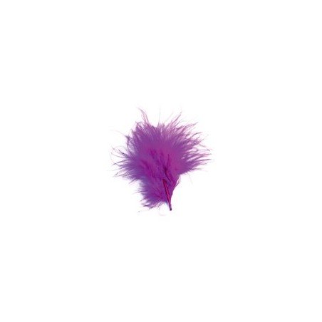 Sachet de 20 plumes framboise