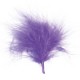 Sachet de 20 plumes parme