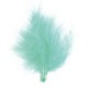 Sachet de 20 plumes turquoise