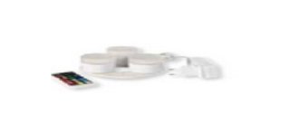 1 set complet de 3 Leds-mini multicolore avec chargeur et télécommande
