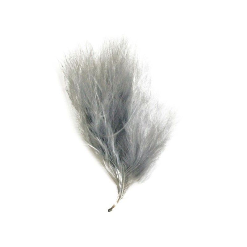 Sachet de 20 plumes grises