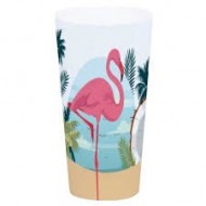 Bedruckte PP-Tasse Flamand Rose, D 9.2cmx17cm 700ml