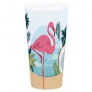 Bedruckte PP-Tasse Flamand Rose, D 9.2cmx17cm 700ml