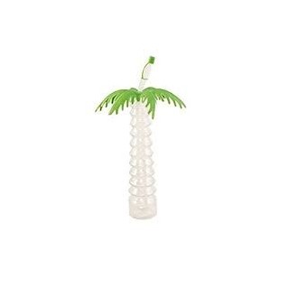Contenitore palma con paglia Ø8,8 x 27 cm
