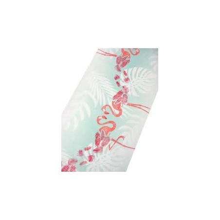 Chemin de table flamand rose, 29cm x 5m