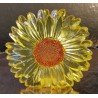 1 Portacandele fiore, giallo, Ø 9,5 cm