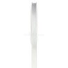 Ruban satin double face blanc, bobine de 25 mètres