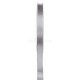 1 nastro di raso grigio, rotolo di 6 mm x 25 metri