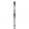 1 nastro di raso grigio, rotolo di 6 mm x 25 metri