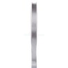 Ruban satin double face gris, bobine de 25 mètres