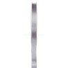 Ruban satin double face gris, bobine de 25 mètres