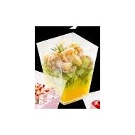 50 Kova BY Naturesse Verrine, 160 ml biodegradabile, 5,9 x 5,9 x 7,2 cm