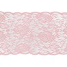 Runner in pizzo rosa, 17cm x 5m, quarzo rosa