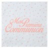 20 tovaglioli "Ma première communion", 16,5 x 16,5 cm, 3 strati , corallo