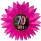 Papierfächer 70 Jahre "schick", Durchmesser 50 cm