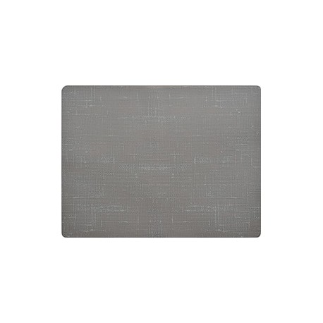 6 Sottopiatti in silicone, 30x40 cm, grigio granito.