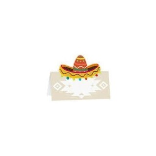 6 Marque-places chapeau, 8x8cm
