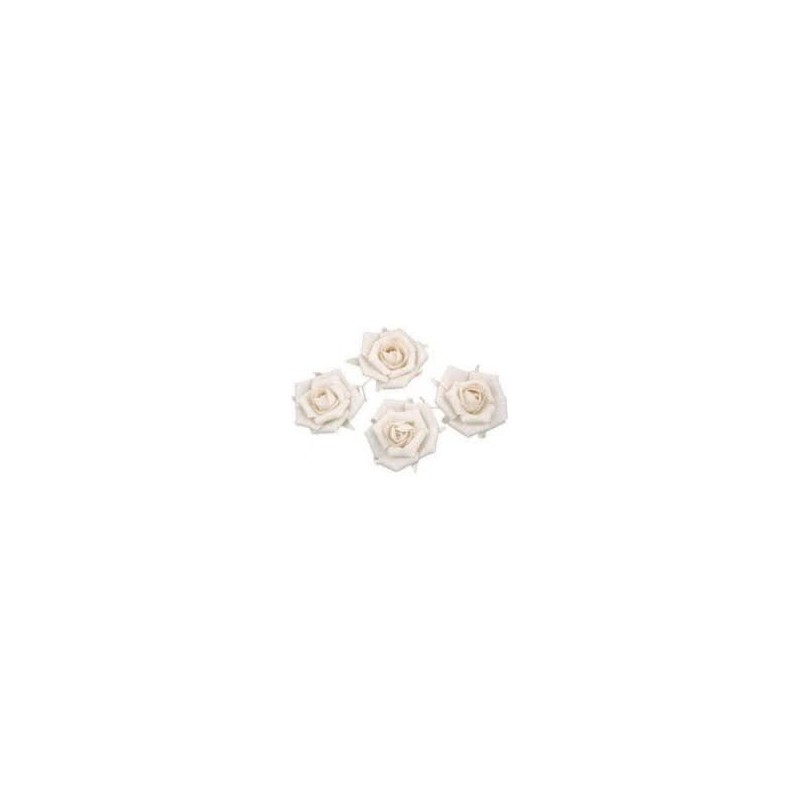 4 Rosen auf Stiel Ø 8cm