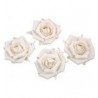 4 rose su stelo Ø 8 cm