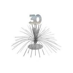 Centrotavola "30 ans", palmo d'argento