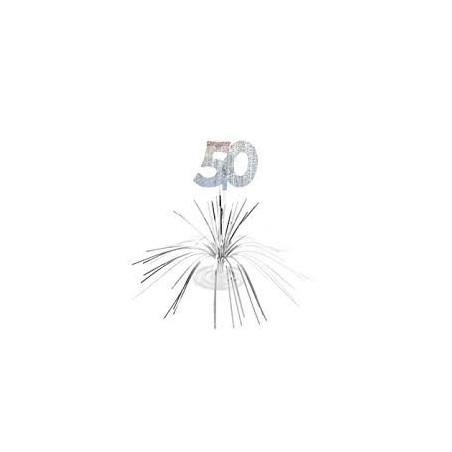 Centrotavola "50 ans", palmo d'argento