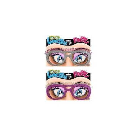 Lunettes géantes enterrement de vie de jeune fille